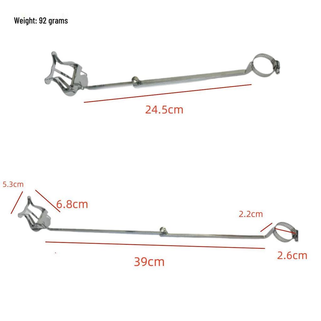 Portable Flute Sheet Music Stand & Marching Clip for Woodwind Instruments