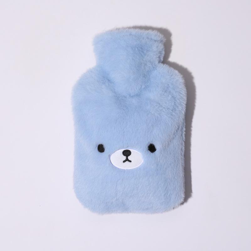 Bolsa de agua caliente de felpa de gran capacidad para niñas: un bonito calentador de manos con dibujos animados para el invierno.