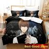 Top Death Anime Note Bettwäsche-Set Bettbezug Voll Queen King Size Kissenbezug Bett Gedrucktes Bett-Set Aldult Kinder Schlafzimmer Einzel Doppel
