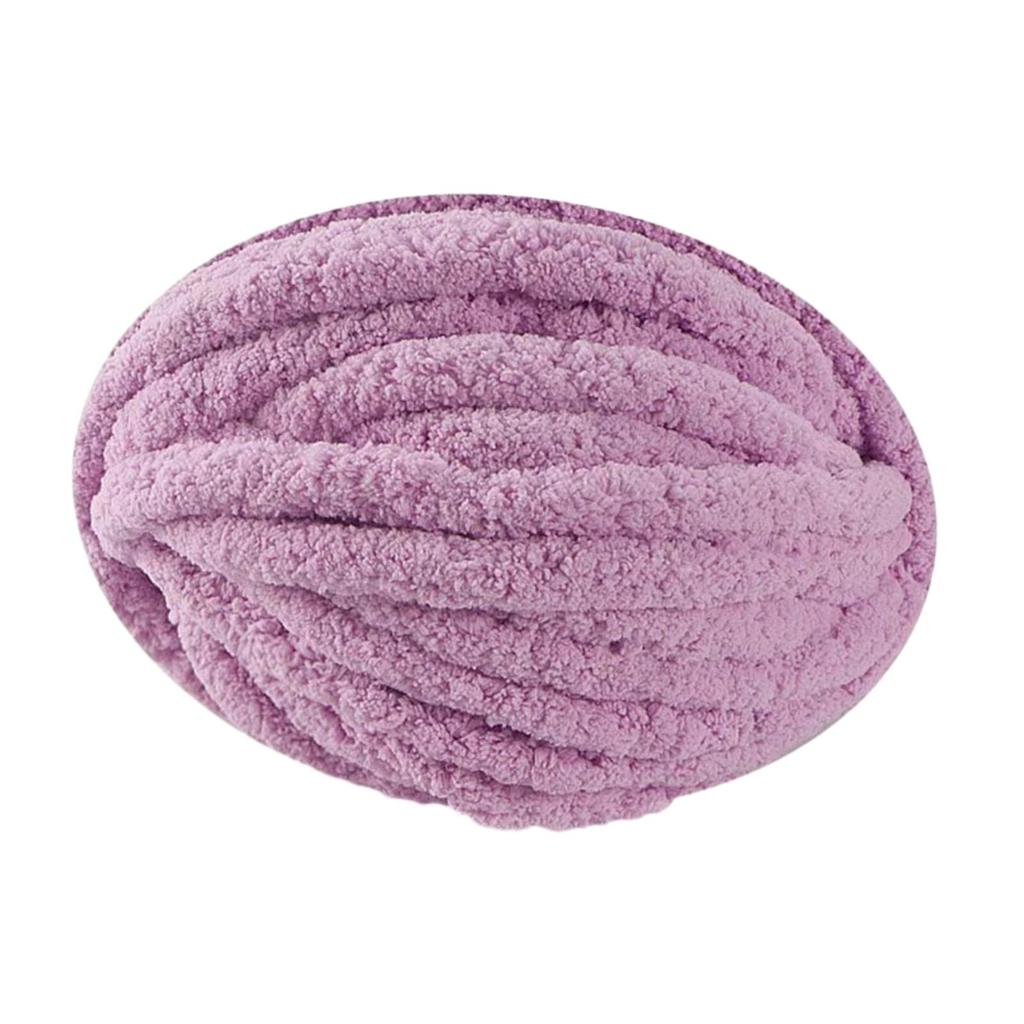Thick Chunky Yarn Bulky Yarn Comfortable Knit Yarn Polyester Yarn for Knitted Blanket Mat Weaving Scarf DIY Craft Cushion