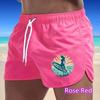 BBK-85 Summer New Men's Quick-Drying Swim Trunks Sports Pants Swimwear Beach Shorts Jogging Shorts Sports Creative Basketball Print