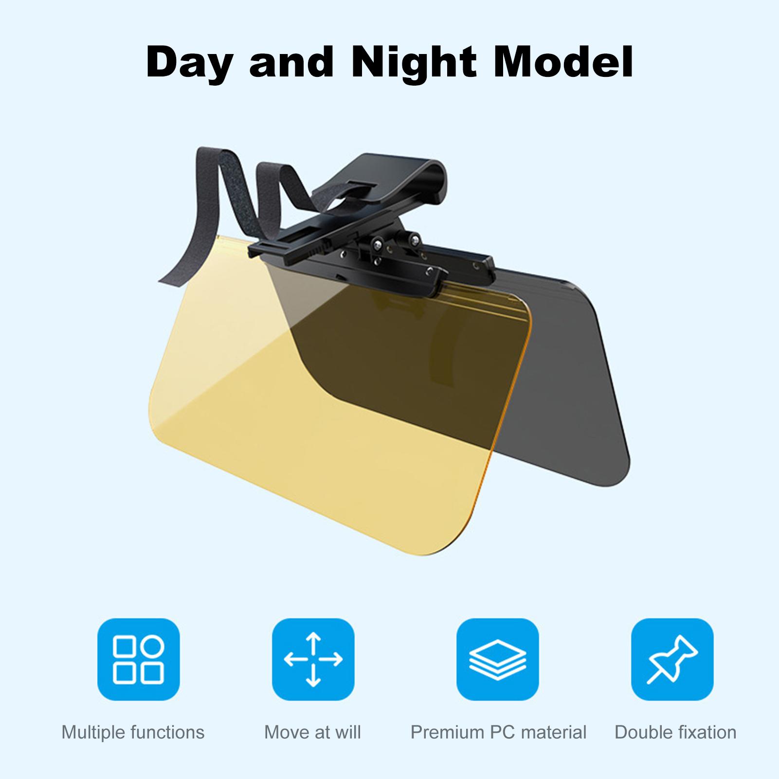 

Anti Sun Glare Sun Visor for Car, Prevent Glare,Sun Visor Extender UV Goggles for Cars, Car Sunshade for Visor