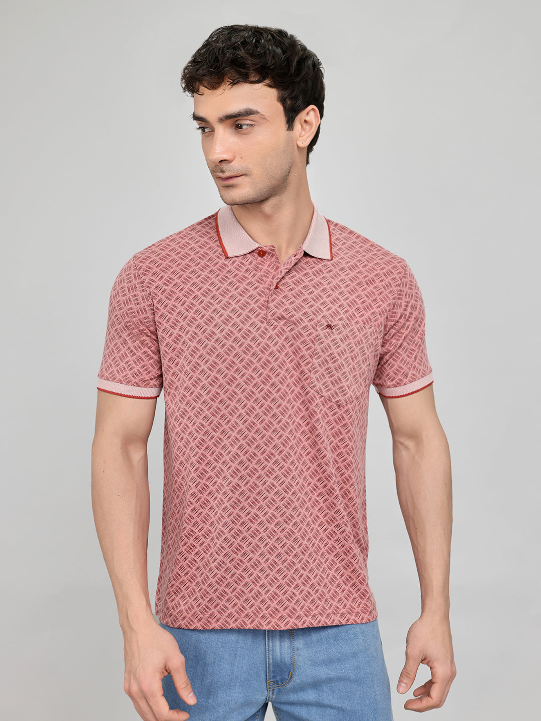 Monte Carlo Men Regular Fit Rust Tshirt XXL ржавый