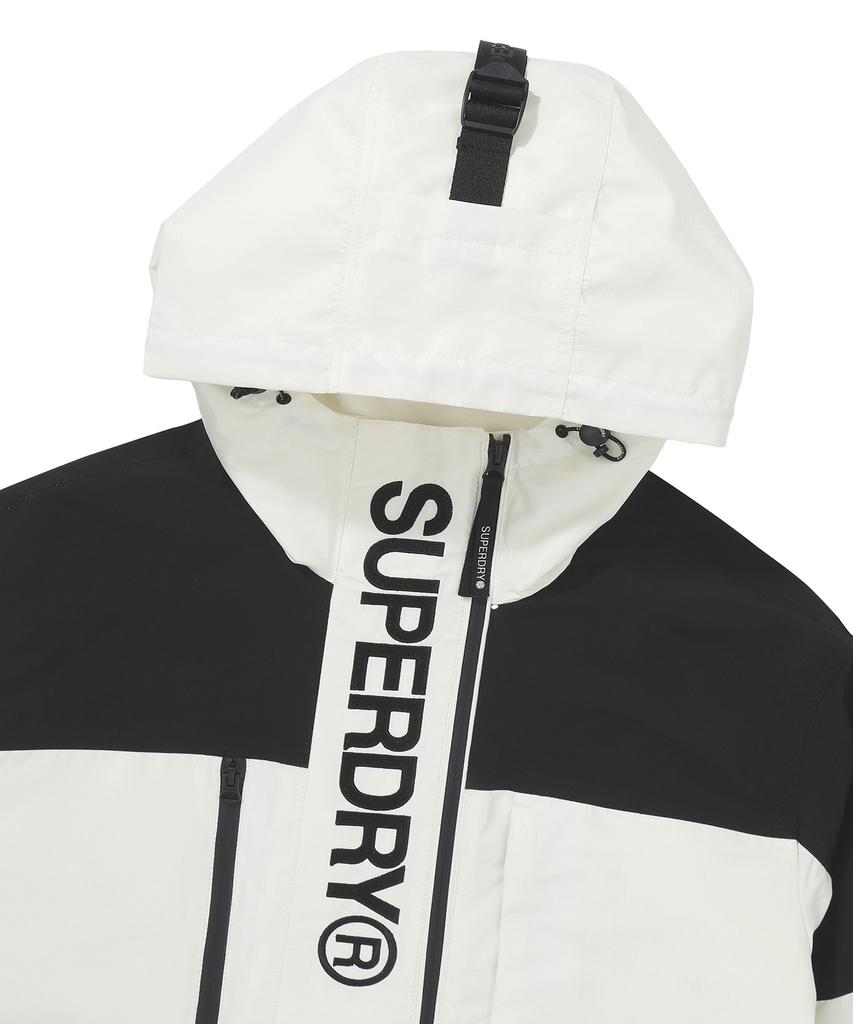 Superdry Signature Windcheater Jacket Cream
