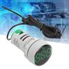 AC 50 380V Temperature Indicator Light LED Digital Displayed Thermometer  20 199 Celsius (Green)