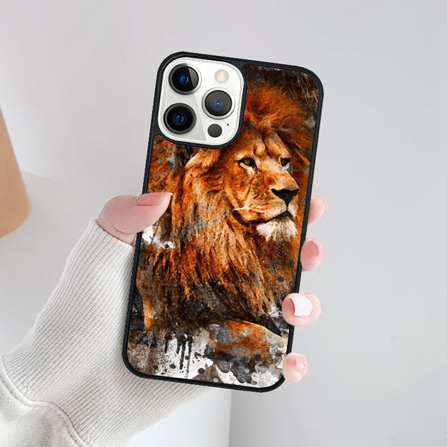 King Lion Roaring Phone Case For For iPhone 17 Air 16 15 11 12 13 14 Pro Max Plus Coque