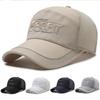 Fashion Solid Color Baseball Hat for Men Summer Cotton Letter Embroidery Mesh Breathable Duck Tongue Cap Male Casual Outdoor Hat