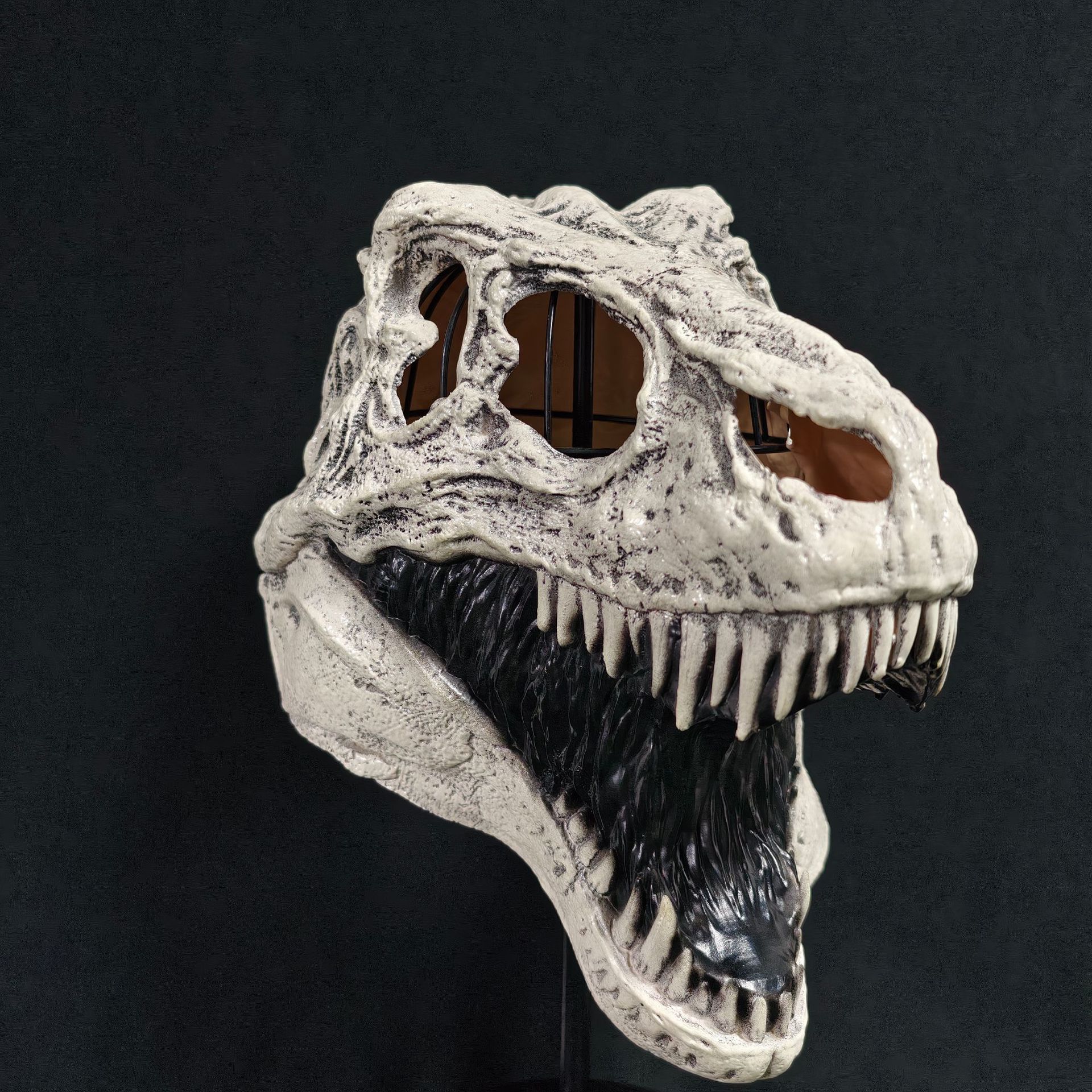 Dinosaur bone dinosaur mask, performance costume mask One size fits all adults бежевый