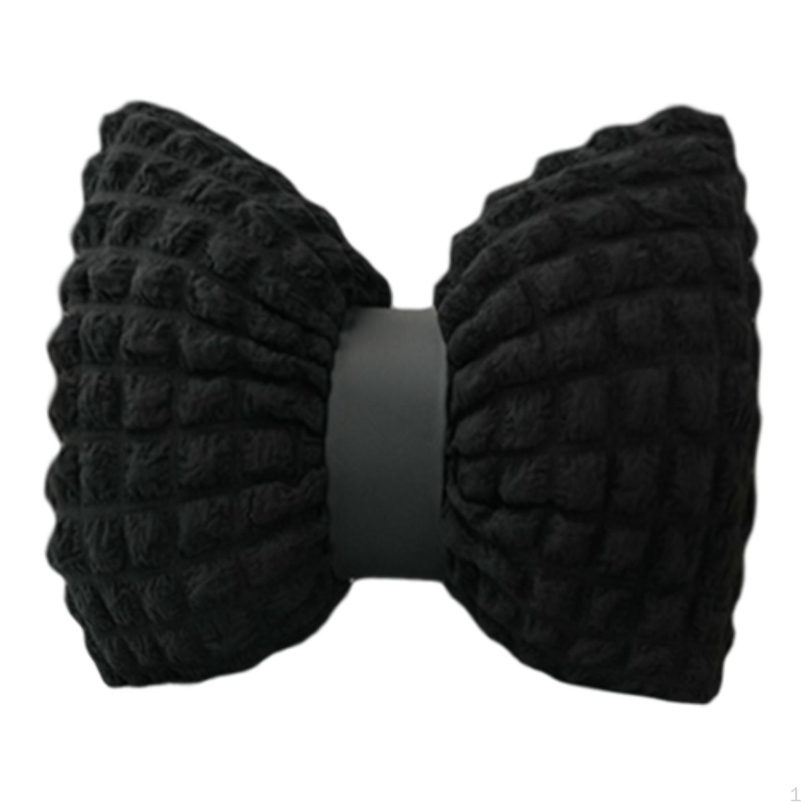 Подушка-бантик для дивана в гостиной и офисного кресла чёрный 1490₽