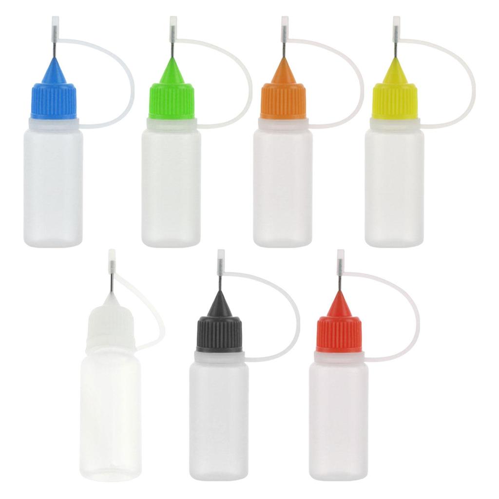 10Pcs Precision Tip Glue Bottles Glue Squeeze Bottle for Glue Applications