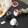 Ceramics Lip Water Cup Creative Ceramic Mug Afternoon Tea Coffee Cup Breakfast Milk Cup Household Drinking Set Halloween Gift