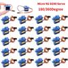SG90 9G Micro Digital Servo Motor Fixed-Wing Servo Motor Controls 180/360 Degrees for Airplane Aeroplane Helicopter