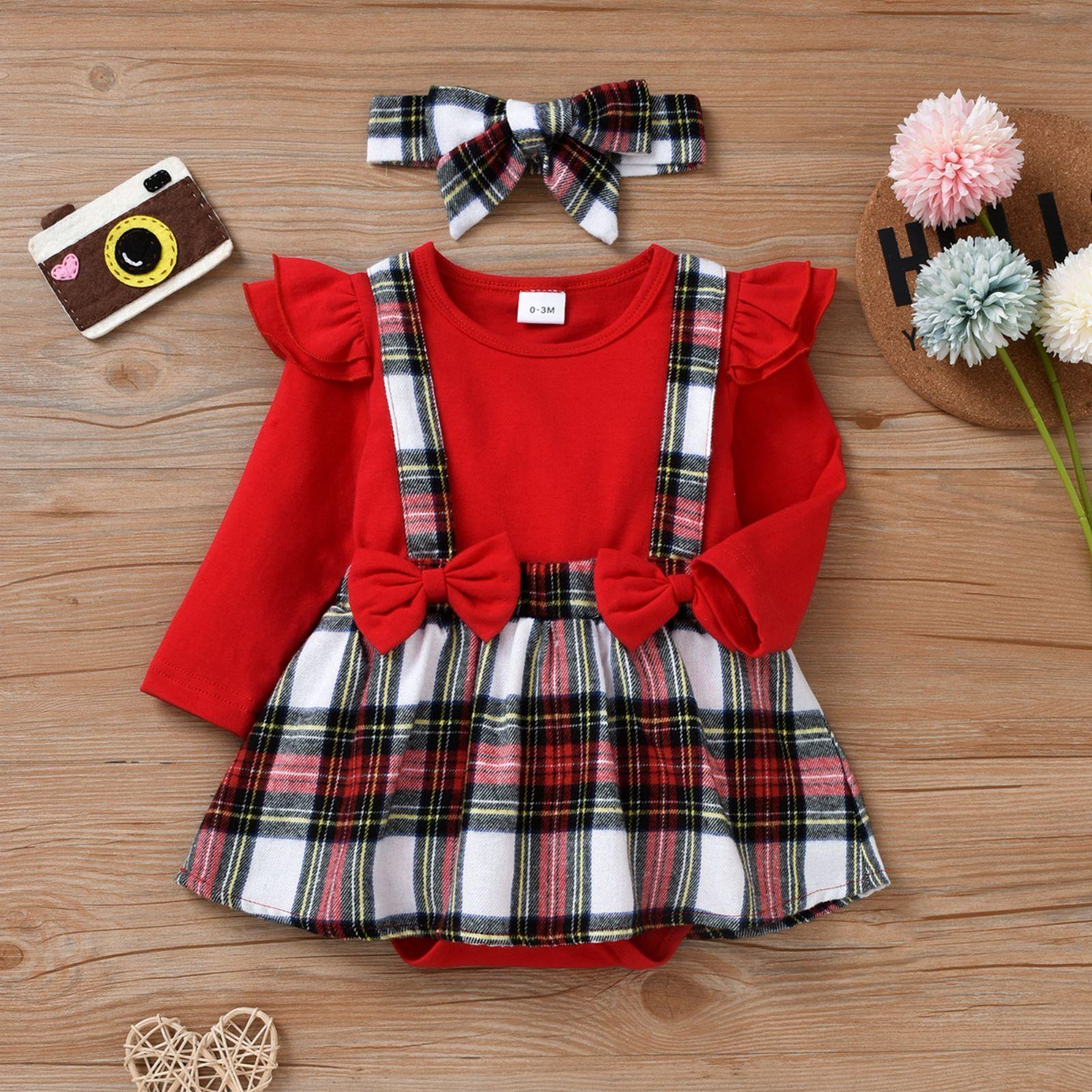 

Детский ромпер, Повседневный минималистичный боди для младенца 18 красный