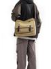 Men's Versatile Canvas Crossbody Bag - Fashionable, Practical, Large Capacity for Business and Street Trends