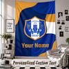 Wall Hanging Tapestry With Custom Name & Text, Sheffield Wednesday FC Decorative Tapestry For Bedroom