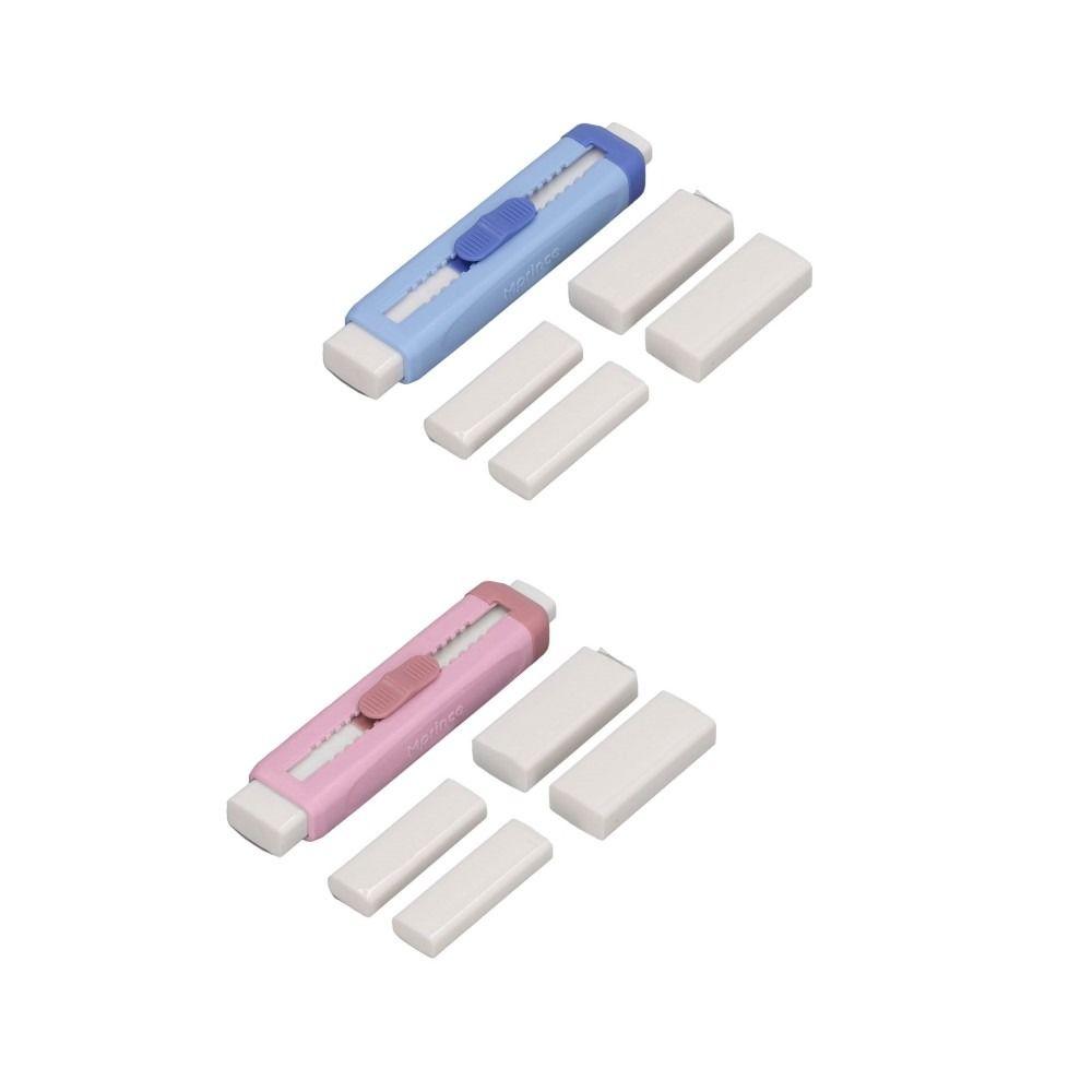 

Retractable Pencil Erasers Push Pull Writing Tool Office Supplies Eraser