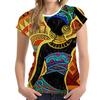 New African Girls T-shirt 3D Print Ethnic Style Tees Women Streetwear Short Sleeve T Shirts Harajuku Oversized Y2k Tops Clothing
