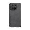 KEYSION Luxury Retro PU Leather Phone Case for Xiaomi 15T Pro Soft Silicone+PC Shockproof Phone Back Cover for Xiaomi 15T 15TPro