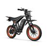 Bici Elettrica URLIFE E5 per Tutti i Terreni con Indicatori di Direzione, Sospensione Integrale