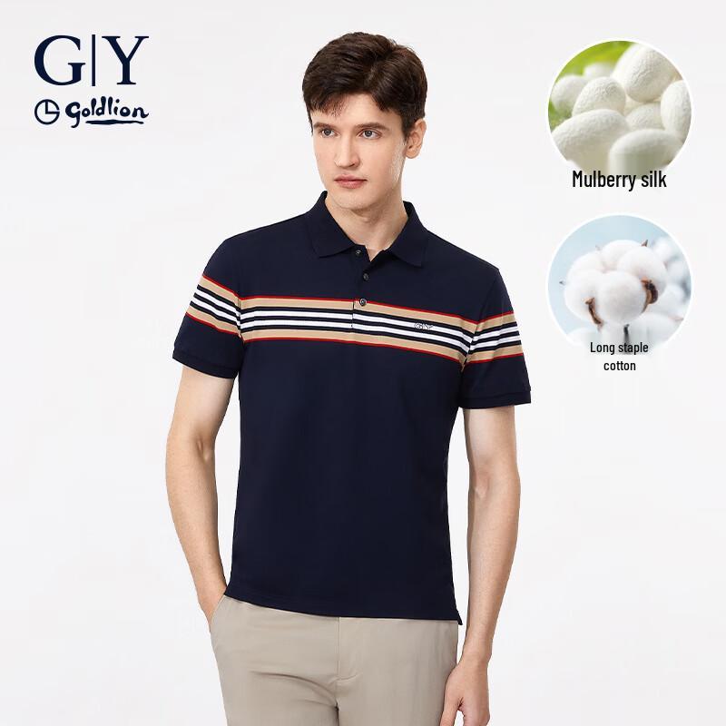 Goldlion Men s Silk Blend Casual Polo Shirt 2XL