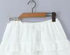 7704 - Women's French Retro Square Neck Ruffle Top & Lace-up Embroidered Skirt Set