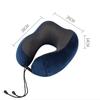Cationic Travel Neck Pillow Slow Rebound Memory Foam U-shaped Pillow Comfortable Soft Car and Airplane Neck Pillow Office Nap