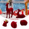 Reindeer Figurines Elk Sculptures Christmas Decoration Ornaments Sitting Standing Deer Statues for