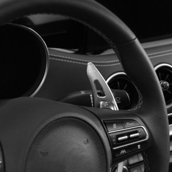 Aluminium Alloy Car Steering Wheel Shift Paddle Extension For Kia Stinger 17-23