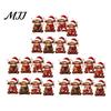 Flat Wood Xmas Decorations Highland Cow Christmas Ornament Set, 2D Wooden Cute Gift Items Hanging Decor with String, Holiday Tree Party Decoration