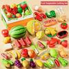 Simulated Children Fruit Cutting Toy Apple Pretend Play Kitchen Toy Birthday Gift