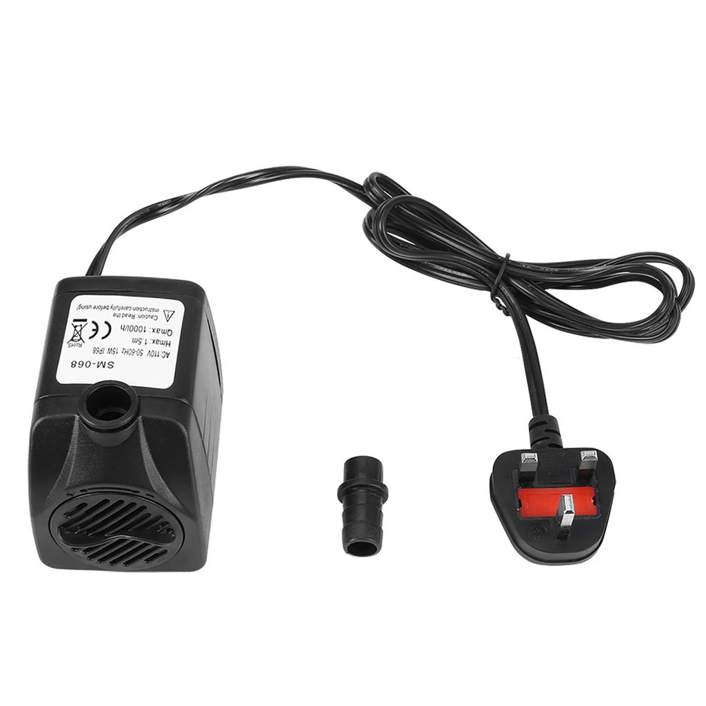 1000l H 15W   Quiet Submersible   for Aquarium Pond Fish   Fountain