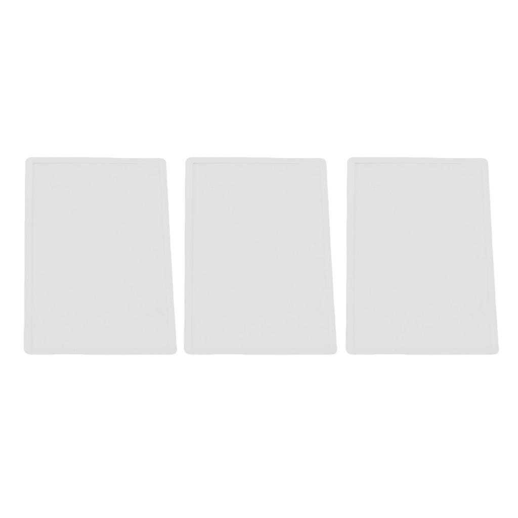 3Pcs Upper Top Screen Lens Replacement Plastic Cover for 2DS Handheld Game Console LCD Screen Parts Accessories