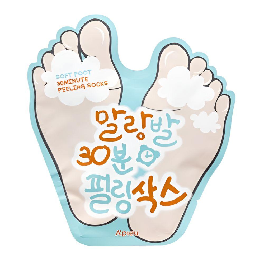 A’PIEU Weiche Fuß 30 Minuten Peeling Socken Fußpeeling Fußmaske 40ml x3