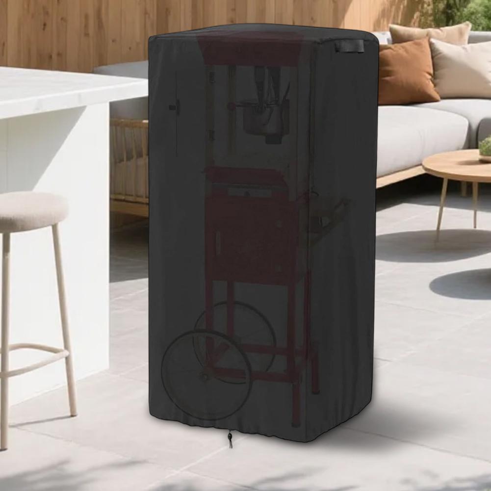 1PC Popcorn Cart Cover,19.4/25/48/52/24/31inch Waterproof Popcorn Maker Machine Covers With 2 Buckles Machine Dustproof Covers