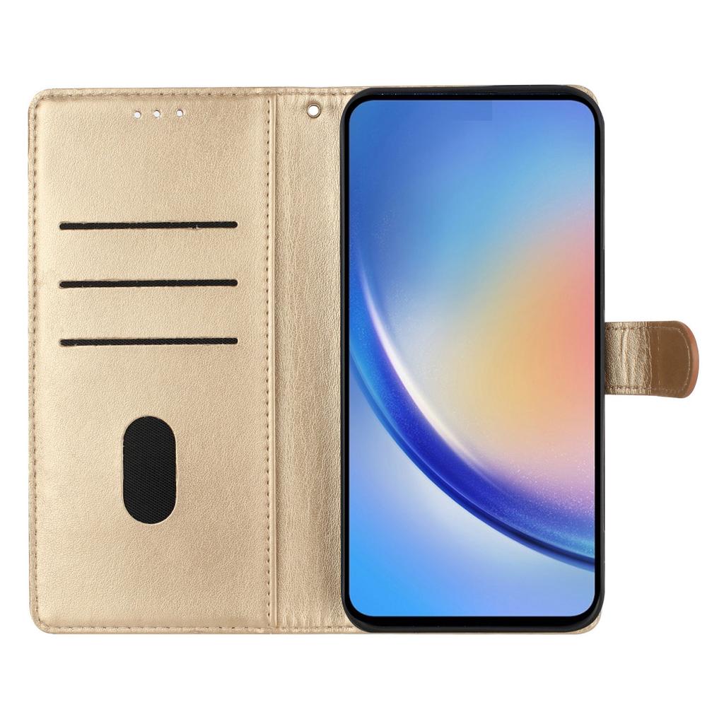 For Oppo Reno14 Pro 5G (Global) Lommebok Telefondeksel Sommerfugl Blomsterpreget Lær Flipdeksel med Stropp