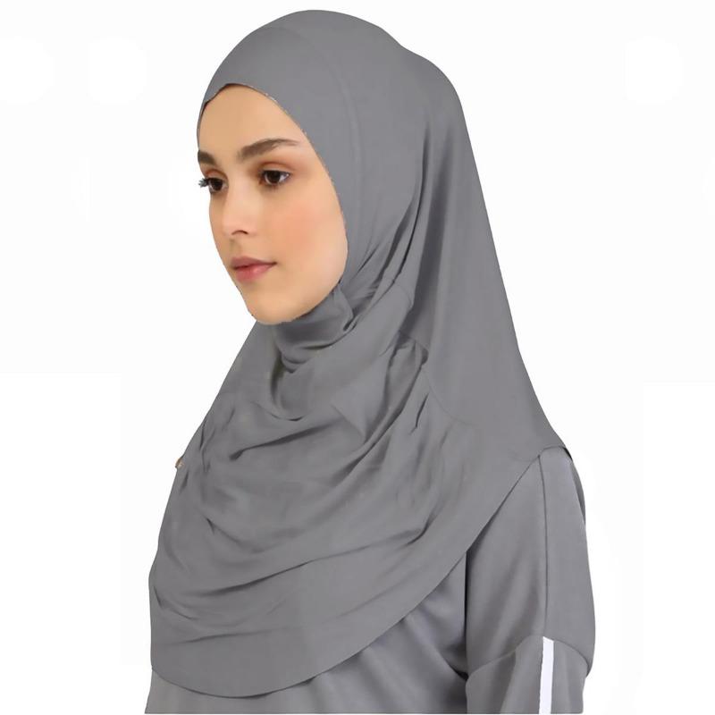 Wrinkle Modal Jersey Hijab Instant Hijab Muslim Innerscarf For Woman Under Cap Hat Lady Solid Soft Headscarf Crystal Hemp Bonnet