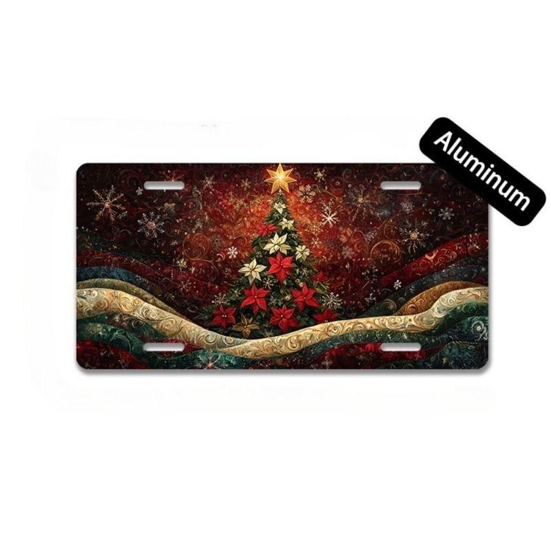 Motorcycle Souvenir License Plate, Metal Auto Wall Decor 15x30cm
