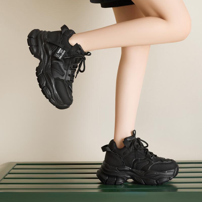 Augustine velvet high-top dad shoes women's winter 2025 new thick-soled thickened snow cotton shoes sports shoes tide