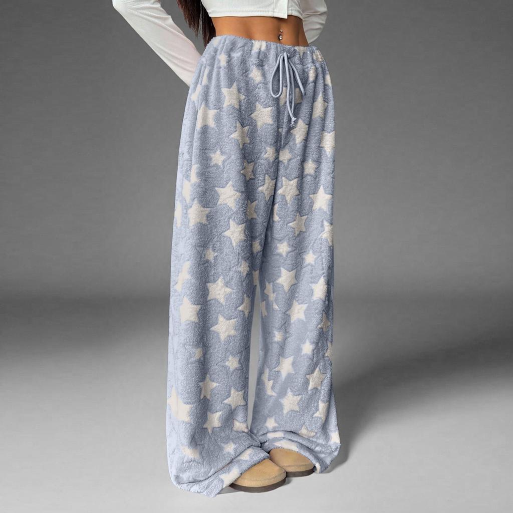 Women's Winter Cotton Warm Loose-Fit Casual Sleep Pants