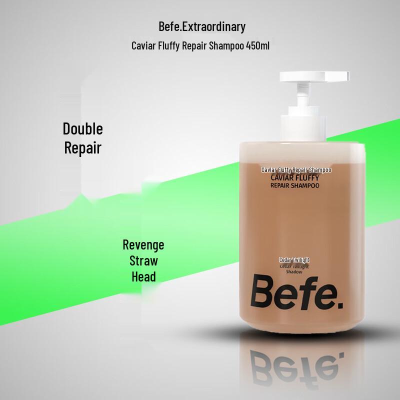 Befe Шампунь для восстановления с икрой Fluffy Repair 450 мл