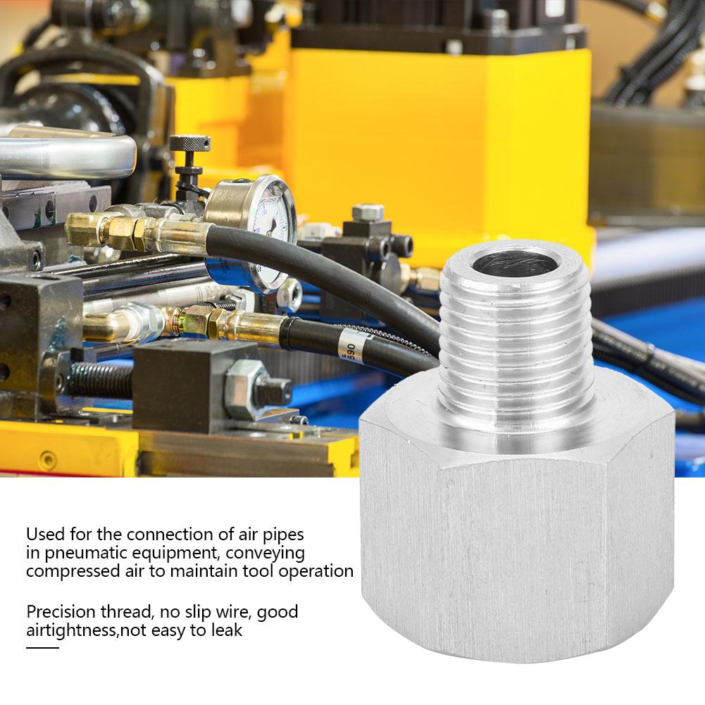 2PCS BSP Pipe Fitting Connector Stainless Steel Female Thread Male Thread ConnectorFemale Thread 1 2in Male Thread