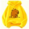 2026 Cute Capybara Graphic Children's Hoodie Sweatshirt Cute Hoody for Boys Girls Autumn Spring Casual Hoodies
