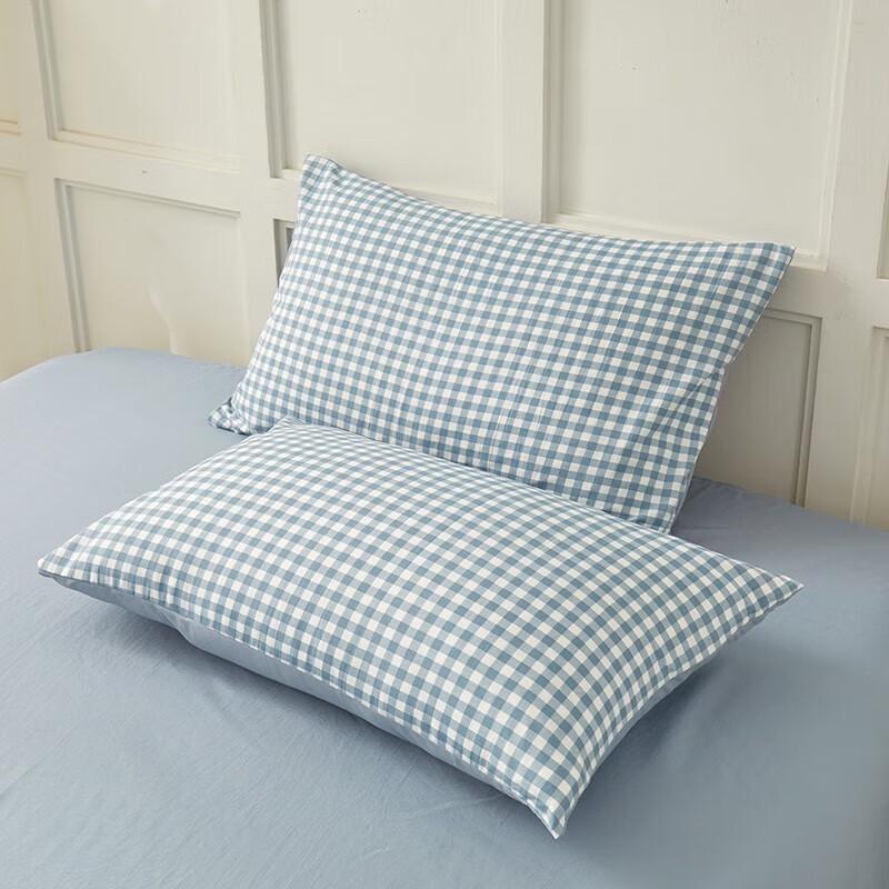 Paul Pierrot Washed Plaid 4-Piece Bedding Set