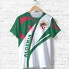Herren Algerien Flagge 3D Druck T-Shirt Sommer Locker Freizeit Sport Kurzarm Tee