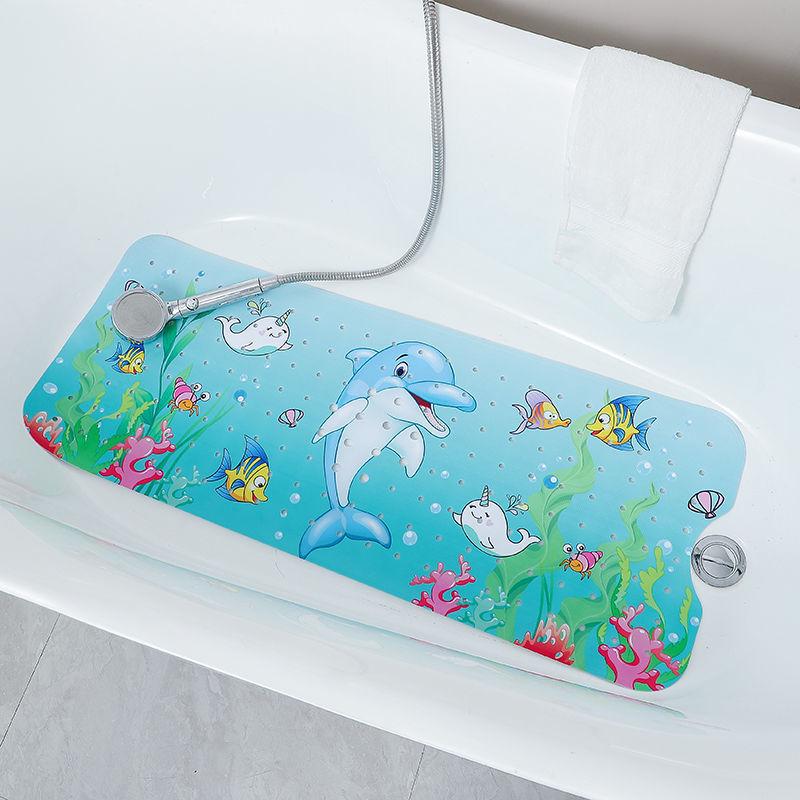PVC Cartoon Non-Slip Bathtub Mat for Kids - Creative Bathroom Floor Mat