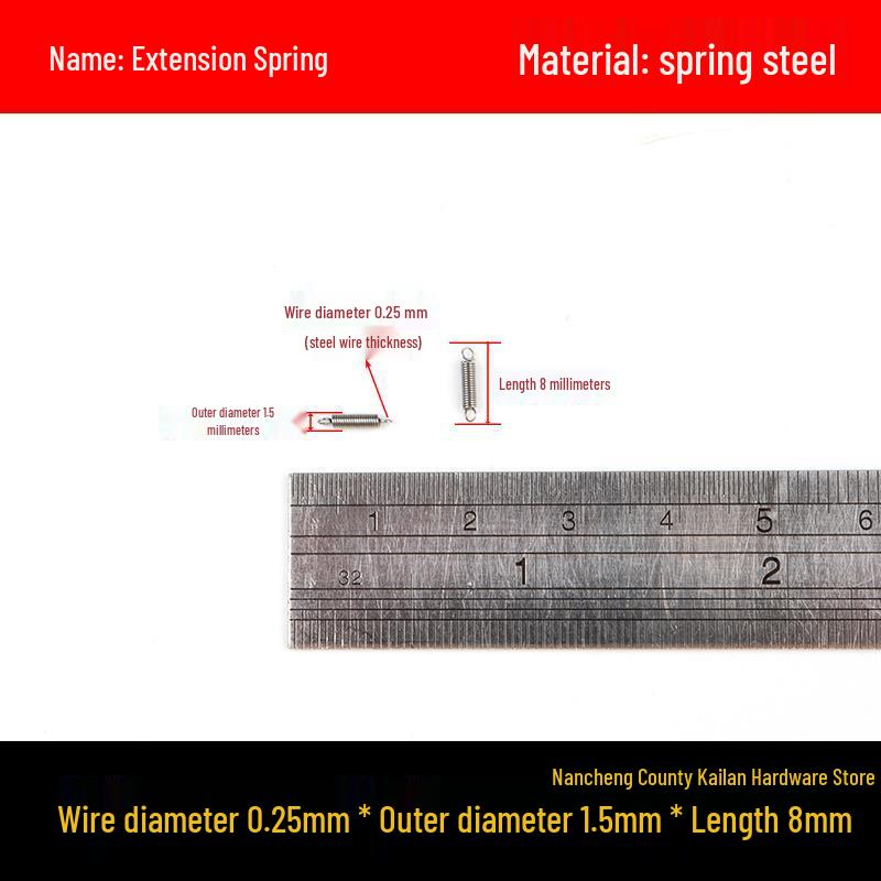 

Stainless Steel Tension Springs with Hooks - Large & Small for Oven Doors, Scooters, Display Stands, Rebounders
