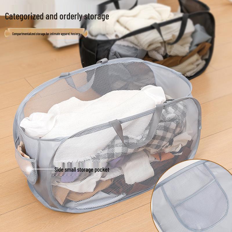 Folding Laundry Basket for Bathroom and Storage