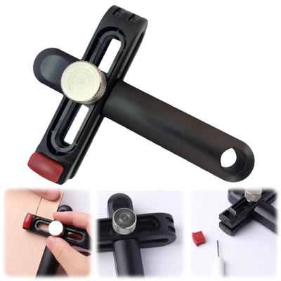 1 pieza Herramienta de Corte de Tiras de Cuero Ajustable con Escala Clara Cortador de Cuero Correa de Cuero Cuerda Cortador de Cinturón Herramienta Manual para Artesanía en Cuero