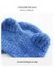 Children's Cute Plush Bear Wool Knit Winter Hat – Windproof & Cold Protection