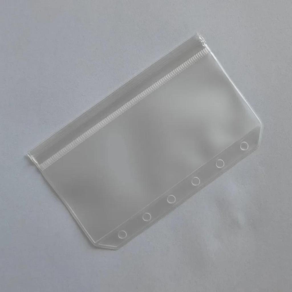 PVC Glitter Transparent A7/M5 Loose-Leaf Notebook & Storage Set